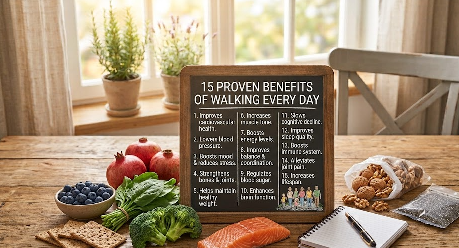 15 Proven Benefits of Walking Every Day