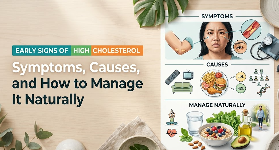 Early Signs of High Cholesterol: Symptoms, Causes, and How to Manage It Naturally